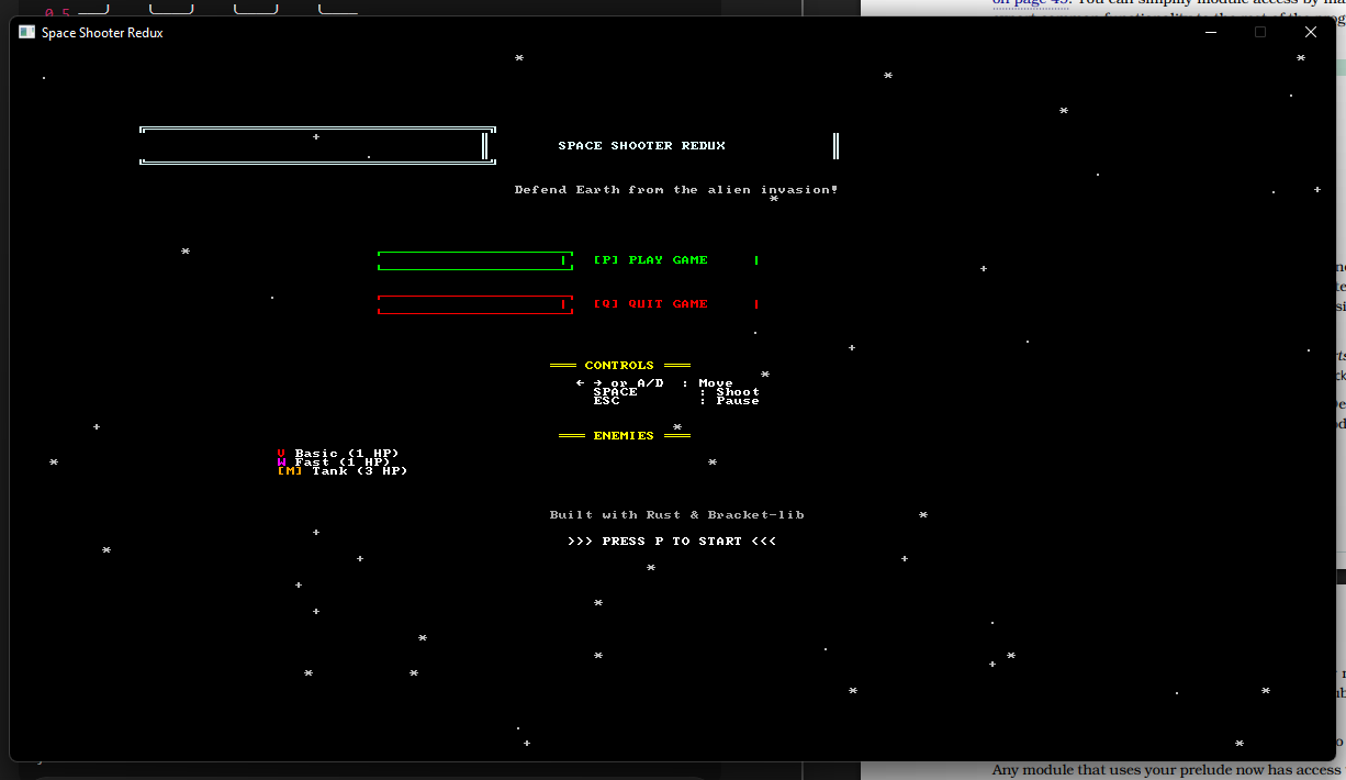 Rust Space Shooter